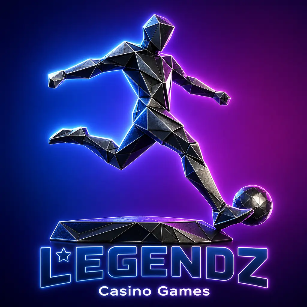 Legendz Casino game library featuring slots, blackjack, roulette, baccarat, live dealer tables, jackpots, and specialty games.