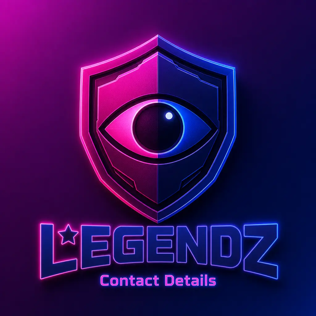 Legendz Casino contact details: 24/7 support via live chat, email, help center, and social media channels