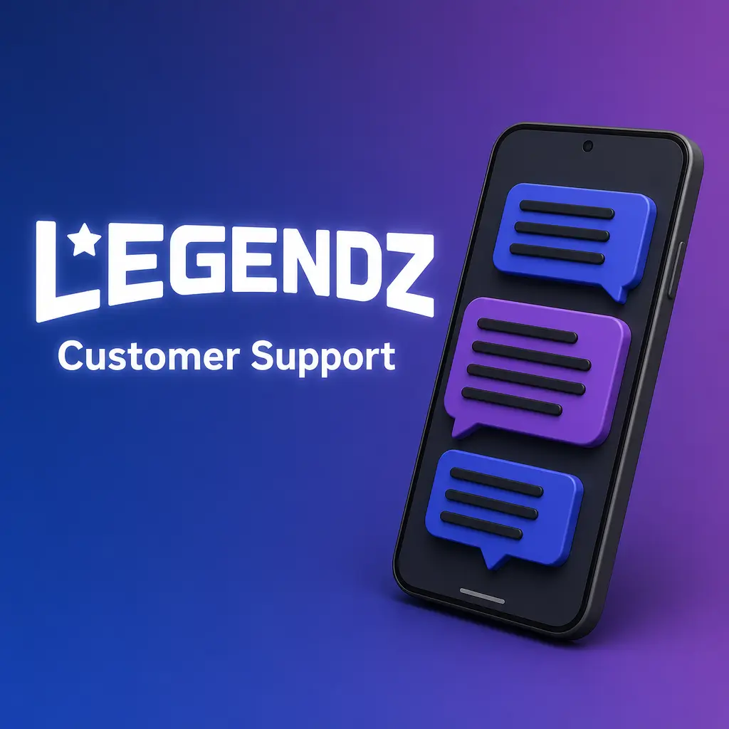 Legendz Casino customer support options for resolving withdrawal questions via live chat, email, and Help Center