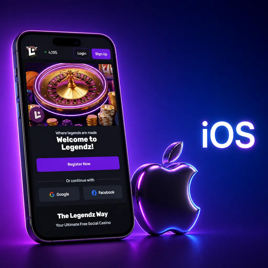 Steps to add Legendz Casino to your iPhone or iPad home screen via Safari browser for quick access.