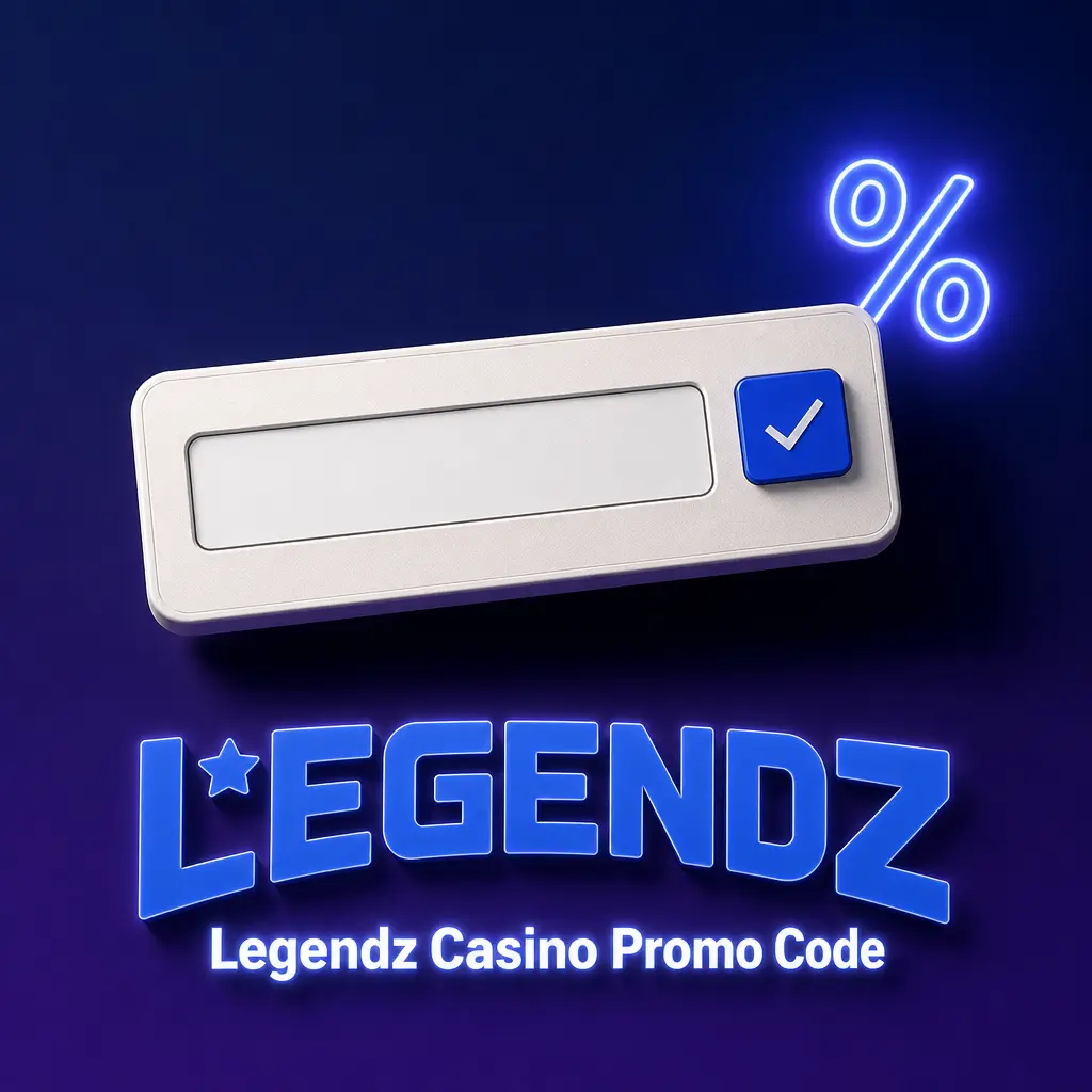 Legendz Casino promo code guide showing how to redeem reload bonus codes from the Promotions dashboard tab