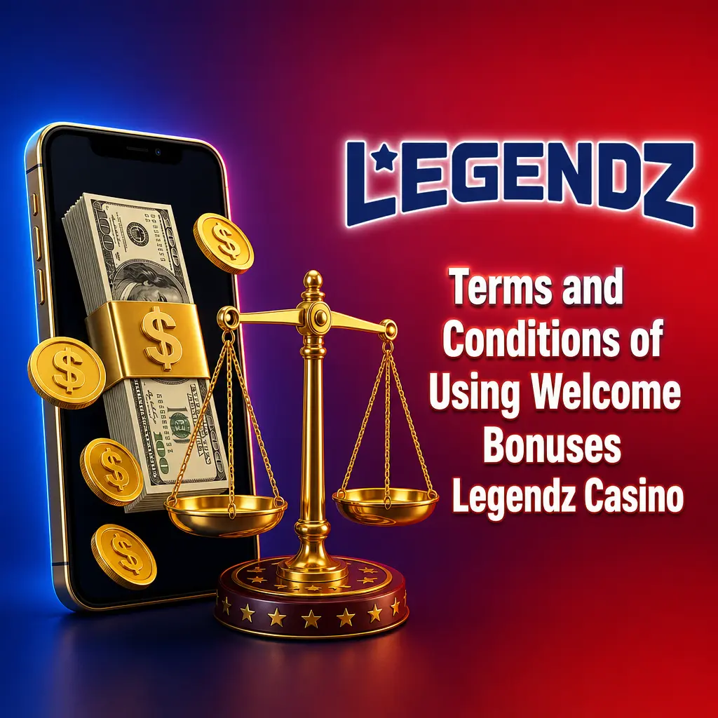 Legendz Casino welcome bonus terms and conditions: eligibility, wagering rules, SC expiration, and excluded US states.