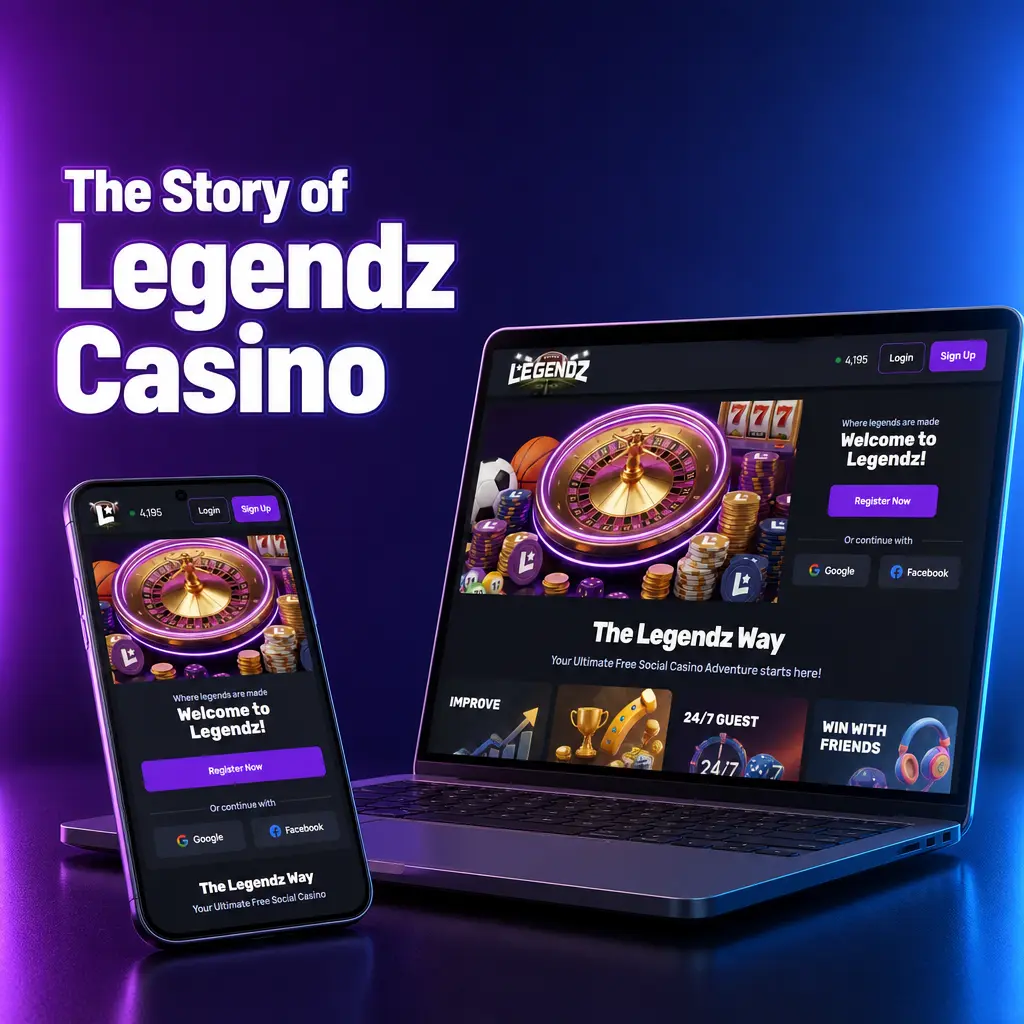 Legendz Casino logo showcasing the brand's story and identity for online gaming entertainment